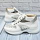 Order Women's sneakers made of python leather and calfskin!. SHOES&BAGS. Livemaster. . Sneakers Фото №3