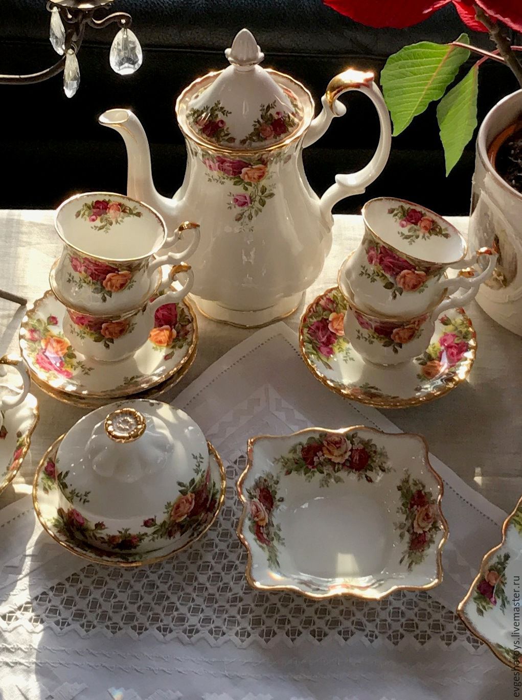 Сервиз розы. Сервизы Royal Albert 