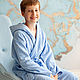 Махровый халат для мальчика. Пижамы и халаты. Все для Крещения (krestilnoe). Ярмарка Мастеров.  Фото №4