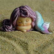 Материалы для творчества handmade. Livemaster - original item Silicone molds for soap Mermaid sleeping No. №2. Handmade.