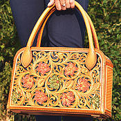 Сумки и аксессуары handmade. Livemaster - original item Women`s casual leather bag. Handmade.