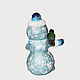Снеговик и синица. Снеговики. Demidoffstore. Интернет-магазин Ярмарка Мастеров.  Фото №2