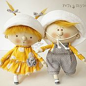 Куклы и игрушки handmade. Livemaster - original item Solnyshko in panama Petite dolls. Handmade.