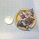 Order Carameliti - brooch bouquet, a cute gift to a colleague. lacquer miniature. Livemaster. . Brooches Фото №3