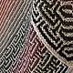 Шаль вязаная из шерсти и мериноса полосатая с орнаментом. Шали. Keep_your_warm. Интернет-магазин Ярмарка Мастеров.  Фото №2
