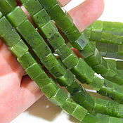 Материалы для творчества handmade. Livemaster - original item 8 mm-Jade beads cube. pcs. Handmade.