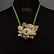 Golden Openwork Pendant (695) designer jewelry. Pendant. Svetlana Parenkova (parenkova). My Livemaster. Фото №4