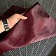 Мех пони италия - Dolmen - Vino 1.2 мм, арт 300348. Кожа. Магазин натуральной кожи CraftZone. Ярмарка Мастеров.  Фото №4