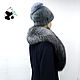 Order Fur detachable collar boa Fox fur.TC-423. Mishan (mishan). Livemaster. . Collars Фото №3
