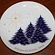 Collectible, Christmas plates, KPM, Germany, Vintage interior, Moscow,  Фото №1