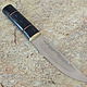 Knife 'Tundra-3' Yakut 95h18 Karelian birch. Knives. NOZhEYaR. Интернет-магазин Ярмарка Мастеров.  Фото №2