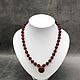 Necklace 'Pomegranate Seeds' under ruby agate with pendant. Necklace. naturalkavni. My Livemaster. Фото №4