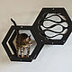 Order Two hexagon houses for cats ' Labyrinth'. VIMBESK. Livemaster. . Pet House Фото №3