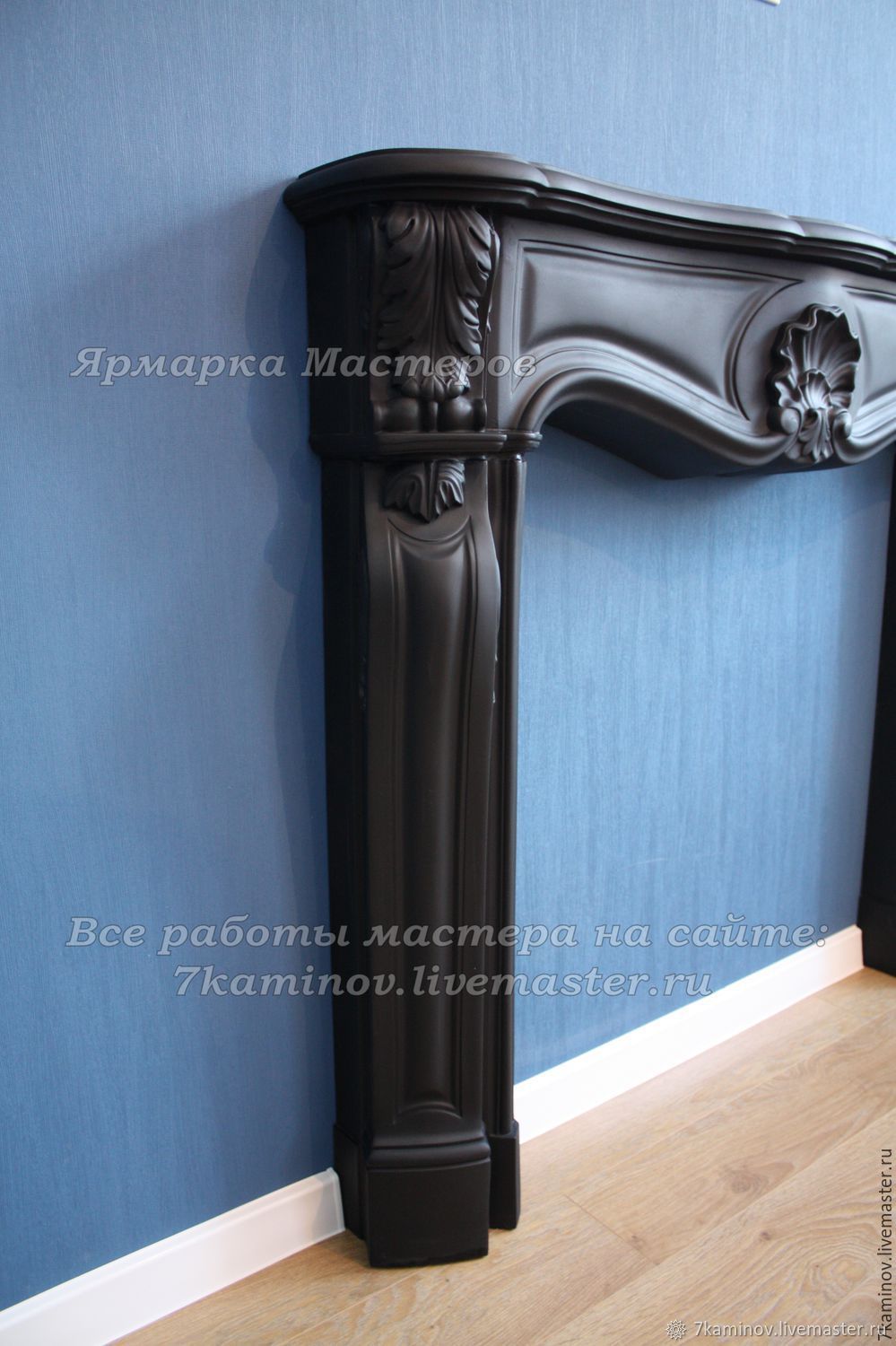 Каминный портал (декоративный фальш камин) из гипса ручной работы ...