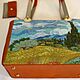 Van Gogh Wheat field with cypresses. Classic Bag. Leather  Art  Phantasy. Online shopping on My Livemaster.  Фото №2