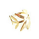 Order Gold leaf ring, ring leaves around your finger, ring style trend. Irina Moro. Livemaster. . Rings Фото №3