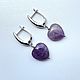 Заказать Серьги с аметистом. Katerina Moroz accessories for you (katerinamoroz). Ярмарка Мастеров. . Серьги классические Фото №3