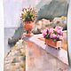 Order  Pastel painting Summer landscape (brick gray-green flowers). Pastelena. Livemaster. . Pictures Фото №3