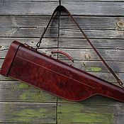 Сувениры и подарки handmade. Livemaster - original item Classic leather case for a rifle, mod.Deutsch Lux. Handmade.