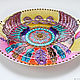 'Freedom of thought' Decorative plate dream catcher and sun. Plates. Art by Tanya Shest. My Livemaster. Фото №4