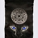 Altar set blue-EYED CAT, tablecloth and pouch. Ritual tablecloth. Амулеты Талисманы Алтари от Татьяны Аллюровой. 
Товары для практиков.. My Livemaster. Фото №4