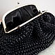 Клатч "Бохо чёрный"(большой). Клатчи. HLOP_Shop_Bags. Ярмарка Мастеров.  Фото №4