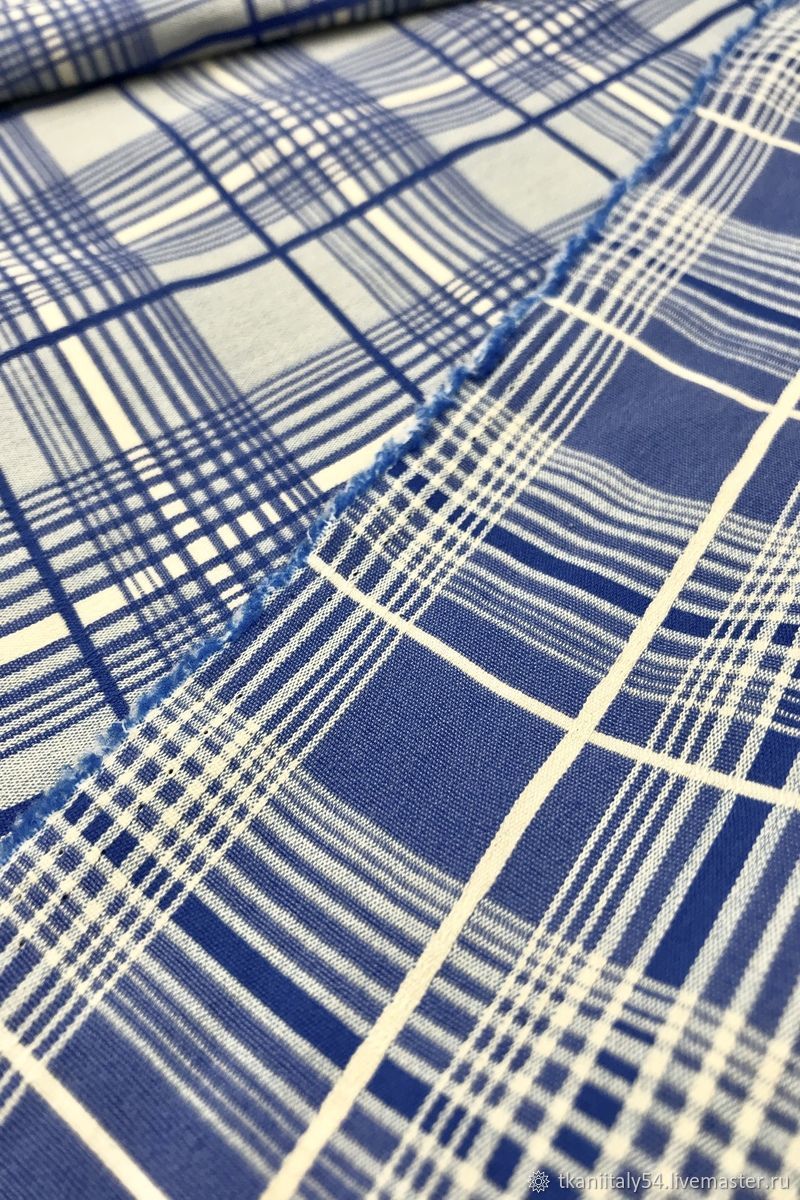 Жаккардовая ткань в клетку. Артикул: OM1907044 купить в интернет ...