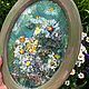 Oil painting 'Daisies', framed, oval. Pictures. Zhanne Shepetova. My Livemaster. Фото №4