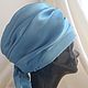 Bluemarin silk turban hat hijab with tale. Caps. TURBAN SVS. My Livemaster. Фото №6