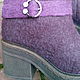 Эко сапоги из шерсти" Роксана". Сапоги. Eco Shoes by Julia Pizar. Ярмарка Мастеров.  Фото №4