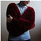 Чтобы лучше рассмотреть модель, нажмите на фото
CUTE-KNIT Ната Онипченко ЯрмаркаМастеров
Купить короткий жакет с запАхом винного цвета