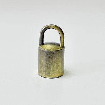 Материалы для творчества ручной работы. Ярмарка Мастеров - ручная работа Концевик 12 мм антик полированный (концевик для кисти). Handmade.