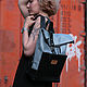 Городской рюкзак из кожи Pearl Blue, Рюкзаки, Санкт-Петербург,  Фото №1