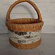 basket of birch bark. Nabirushka for berries. Ware in the Russian style. Leksadekor (leksadekor). Online shopping on My Livemaster.  Фото №2