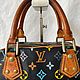 Винтаж: Сумка винтажная Louis Vuitton Monogram Black Multicolor Vintage. Сумки винтажные. Chic bags. Ярмарка Мастеров.  Фото №4