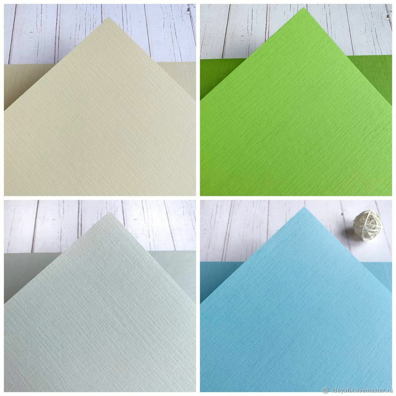 Текстурированная дизайнерская бумага, 30х30 см, 250 г/м2  в .