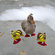 Miniature ' Duck family'. Stuffed Toys. Felted toys - WoolenTone. My Livemaster. Фото №6