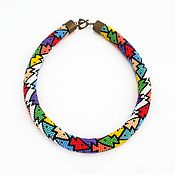 Украшения handmade. Livemaster - original item Necklace-harness made of Fish beads. Handmade.