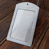 Сумки и аксессуары handmade. Livemaster - original item Leather badge, handmade leather pass case. Handmade.