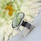 Ring with prehnite. Silver. Rings. Author Jewelry from natural stones. My Livemaster. Фото №4