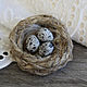 Brooch Nest. Brooches. Irina Sayfiydinova (textileheart). Online shopping on My Livemaster.  Фото №2
