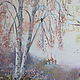 Oil painting 'April in the village.'. Pictures. Fine Art for Joy. My Livemaster. Фото №4