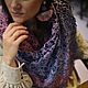 Women's cotton handkerchief in boho style berry, Shawls1, Baranovichi,  Фото №1