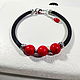 Red coral bracelet, Bead bracelet, Moscow,  Фото №1