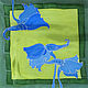 Шелковый платок "Дельфиниум2" батик, ручная роспись шелка. Платки. EshaCraft          Евгения Бабанова. Интернет-магазин Ярмарка Мастеров.  Фото №2