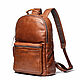 Рюкзак из натуральной кожи. Мужской рюкзак. Camelbags. Ярмарка Мастеров.  Фото №4