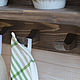Полка для кухни для посуды Пастораль-10-50 серый коричневый. Полки. Дмитрий Винокуров | полки из дерева (odvinwood). Ярмарка Мастеров.  Фото №5