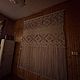 Макраме штора. Макраме панно. Панно макраме. Bahroma_lamp. Интернет-магазин Ярмарка Мастеров.  Фото №2