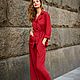 Silk pajama suit ' Wine'. Suits. Alexandra Maiskaya. My Livemaster. Фото №4