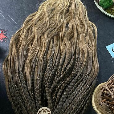 Косы со свободным концом. Oops dreds. Дреды ручной работы - Ярмарка Мастеров Дреды ручной работы. Ярмарка Мастеров - ручная работа Косы со свободным концом. Handmade.